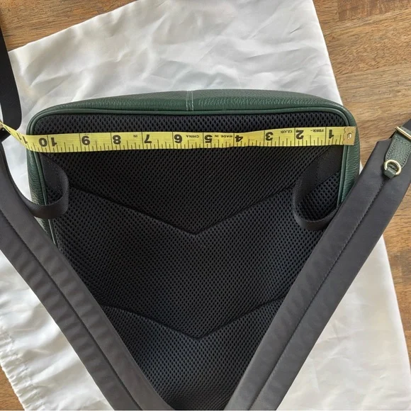 Coach 💚 Courtside Green soft pebble Leather Backpack and dust cover - Picture 7 of 12